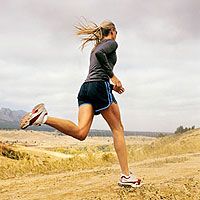 woman running